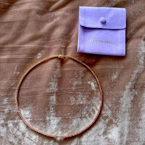 Brand new Melinda Maria Baby Heiress Necklace 15” - worn once